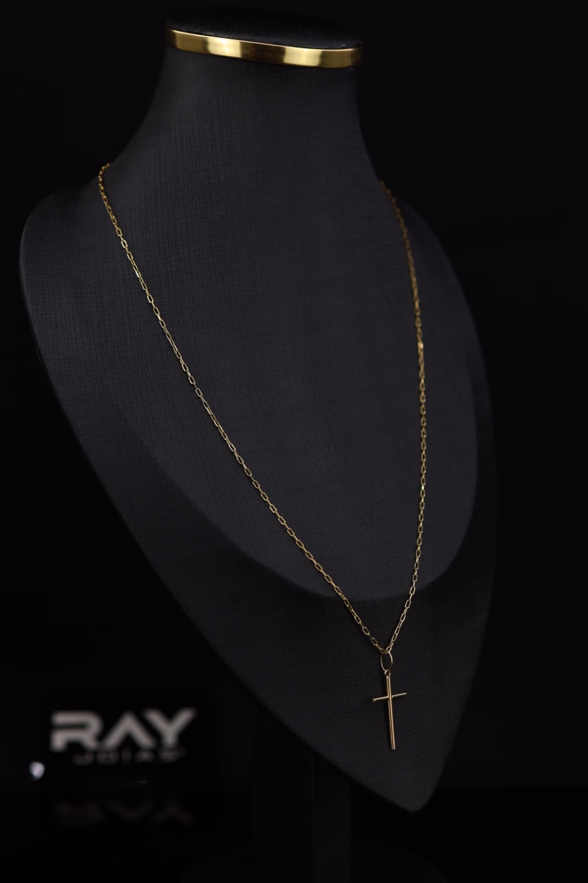 Cartier Cadeado 1,6mm com Pingente cruz 